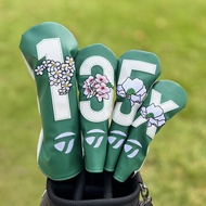 Green Taylormade Master Golf Club Driver Fairway Wood Hybrid UT 1 3 5 Putter Mallet Magnetic Clousre