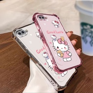 Casing OPPO A3S A5 A12E A1K realme C2 phone case 2025 NEW Silicone Four corner protection SJKTM