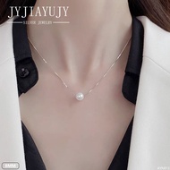 JYJIAYUJY เงินแท้ 100% S925 สร้อยคอสามลูกปัดเครื่องประดับแฟชั่นเกาหลีของขวัญภูมิแพ้ฟรี AYN813