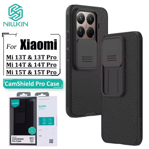Nillkin CamShield Case For Xiaomi Mi 15T 14T 13T Note 15 14 13 K70 POCO F7 X7 F6 Pro Turbo 4 3 Camer