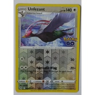 Unfezant - 063/078 - Uncommon Reverse Holo (Pokemon Go Reverse Holo Singles) [Near Mint]