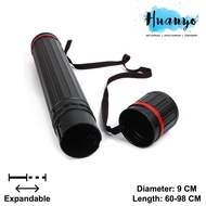A0 Expandable Telescopic Art Blueprint Plastic Storage Drawing Tube (Diameter: 9cm)