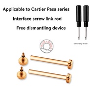 Watch Lug Screw Connecting Rod For Cartier Pasha Seatimer, Stainless Steel Replacement Parts For Ste