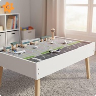 [utruiut0k] Simulation Airport Scene Detailed 1 to 400 Scale Model Mat Easy Clean Film Base for Mini