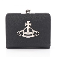 【二手】Vivienne Westwood)安妮 (ANNIE) 雙折錢包，帶零錢袋，貨號 51010055S000RN405，黑色；其他：女士三折錢包，全新