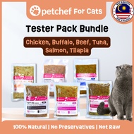 Petchef Cat Food (TESTER PACK)- Fresh Cooked | Frozen| Wet Food| Healthy| Makanan Kucing | Makanan S