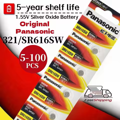 Panasonic sr616sw 321watch battery1.55V button battery Silver oxide battery is suitable for the Omeg
