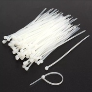 ( 100pcs White ) Plastic Cable Zip Tie Fasten Wrap 3mm x 100mm/120mm/150mm/20mm Nylon Plastic Cable 