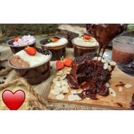 Cake cokelat / cheese cake lumer 300ml