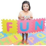 SAFEST Non Toxic Alphabet Puzzle Mat - THICKEST ABC Mat, 26