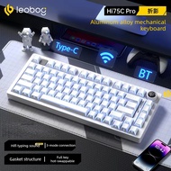 LEOBOG Hi75C Pro Aluminum Mechanical Keyboard, Customizable Tri-Mode Connection, Wireless Bluetooth 