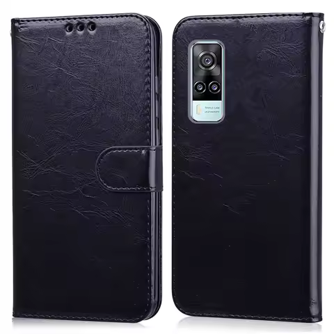 For Vivo Y31 2021 Case V2036 Leather Wallet Flip Case For Vivo Y51 V2030 Y 51 31 2021 VivoY31 Case F