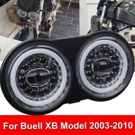 HOT! Buell xb Dual Led headlights White DRL For Buell XB Model 2003