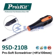 Pro'sKit 9SD-210B Pro-Soft Screwdriver (#1x100mm)