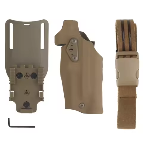 6354DO Left hand Tactical Pistol G17 Holster For X300U-A QLS Adapter Leg Shroud Drop MHA Leg Strap K