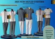 NEW ALTERNATIVE TEACHING-PERSONNEL for teachers DEPED uniform fabric only or NOT READY TO WEAR