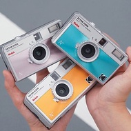 【Kodak 柯達】復古底片相機 半格機 H35N 炫光粉色+隨機底片