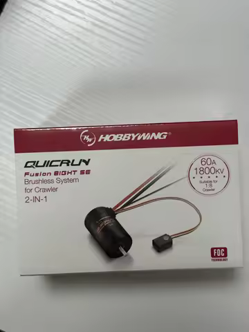 Hobbywing QUICRUN Fusion 8IGHT 1800KV 60A SE Brushless System for Crawler 2-IN-1
