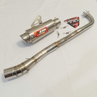 AHM Exhaust For Ex5 Srl110 Srl115fi Dream Wave110 Wave 125 Dash110 Dash125 Kriss110 Kriss125/Lagenda