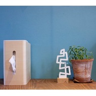 日本 yamato japan純手工木製多功能面紙盒含小型垃圾桶(高)-四色