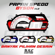 SPEEDOMETER PANEL SPEEDOMETER BOARD YAMAHA BYSON CARBON BYSON OLD MOTIF CAN BE REQUESTED