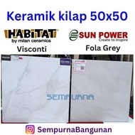 Keramik ubin lantai dinding tembok Habitat Visconti Sun Power Sunpower