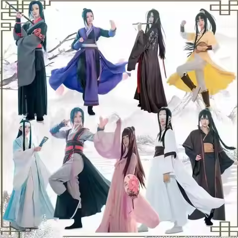 Wangji Wuxian Wei Jin Cheng Jiang Ling Yanli Lan Jiang Grandmaster Of Demonic Cultivation Han Fu Hal