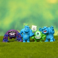4Pcs/Set 3-4cm Anime Monsters, Inc Monsters University James P. Sullivan Mike Wazowski Art Q Version