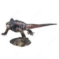 Iguana Laut Bunatang animal diorama papercraft miniature action figure diy handicraft educational to