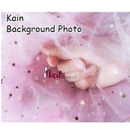 Moon and star Pattern Tulle Fabric for Photo Props Professional Nail Photo/ Photo Base Photo Base st