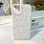 Ins West Highland Sarung Telefon iPhone yang Sesuai untuk iPhone 16 Pro Max/15/14 Pro Max/13 Pro Max
