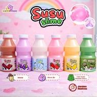 BOTTLE SLIME MILK WATER BY SLIME BINTARO || WATER SLIME || CUTE SLIME || NON-STICK SLIME || Fragrant