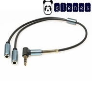 GLENES Y Splitter Cable MP3 Jack Audio Headset Jack Splitter Male to Female 1 To 2 Dual Female 3.5mm Headphone Adapter