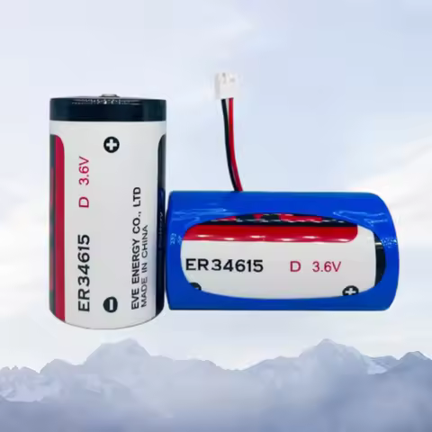 2PCS 3.6V 19000mAh ER34615 ER34615M D Size Batteries With Plug For Smoke Alarm Gas Meter Water Meter