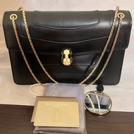 BVLGARI寶格麗蛇頭包 黑色