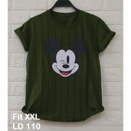 19410 - Women's T-shirts Fit 2XL Real Pict Distro Clothes Oblong Tops Women's Short Sleeve Casual T-