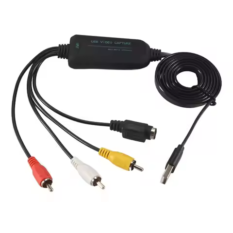 A98Z USB 2.0 Video Capture Card Single Channel USB Capture Card AV Capture Device Drive-Free Digital