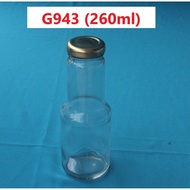 G943 GLASS BOTTLE (BOTOL KACA) (260ml) (1 UNIT INSIDE)