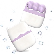 2026 New Female Facial Ice Roller, 2 in 1 Facial Eye Roller, Facial Skin Care Tool, Female Gift Moth