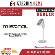 Mistral 10" High Velocity Fan With Remote MHV998R