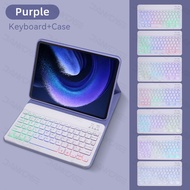 DANYCASE เคสคีย์บอร์ดสำหรับแผ่น Xiaomi 7 & 7 Pro 11.2นิ้ว Mipad 6 / 6 Pro 11นิ้วพร้อมคีย์บอร์ดแสงพื้