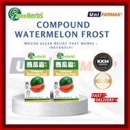 GREENHERBS COMPOUND WATERMELON FROST 3G [Mouth Ulcer Relief That Works – Instantly]