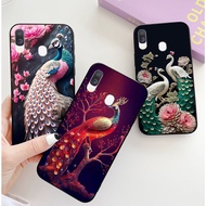 Samsung a40 / ss a60 case with peacock print / beautiful case