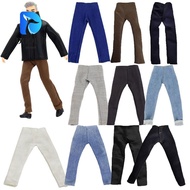 DOOURPH Male Doll Trousers, Fashion Casual Wears Jeans Pants, High Quality 8 Styles Dolls Accessorie