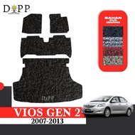 Vios Gen 2 Car Mat Car Mat/ Toyota Vios 2007-2013 Vermicellimie Premium Material