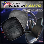 PVC Seat Cover Full Set Wira Saga Iswara Saga BLM Axia G Kancil 660 850 Axia Black Grey