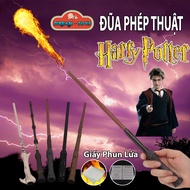 Harry Potter Magic Wand Releases Fire with Magic Paper with 8 Premium Versions of Wands in the Harry