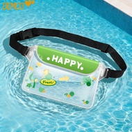 [DEMO3] Phone Bag, Large Capacity Waterproof Waist Bag, Tri-fold Touchscreen Sealable Phone