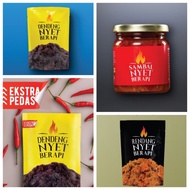 [READY STOCK + Fast Shipping] Rendang Ayam Extra Pedas Dendeng Nyet Sambal Nyet Berapi Original by K
