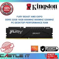 Kingston FURY BEAST AMD EXPO DDR5 32GB 16GB 6000MHZ 5600MHZ 5200MHZ PC Desktop Performance Ram